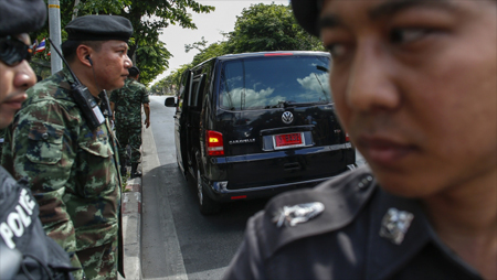 Shinawatra detenida en un cuartel del Ejército